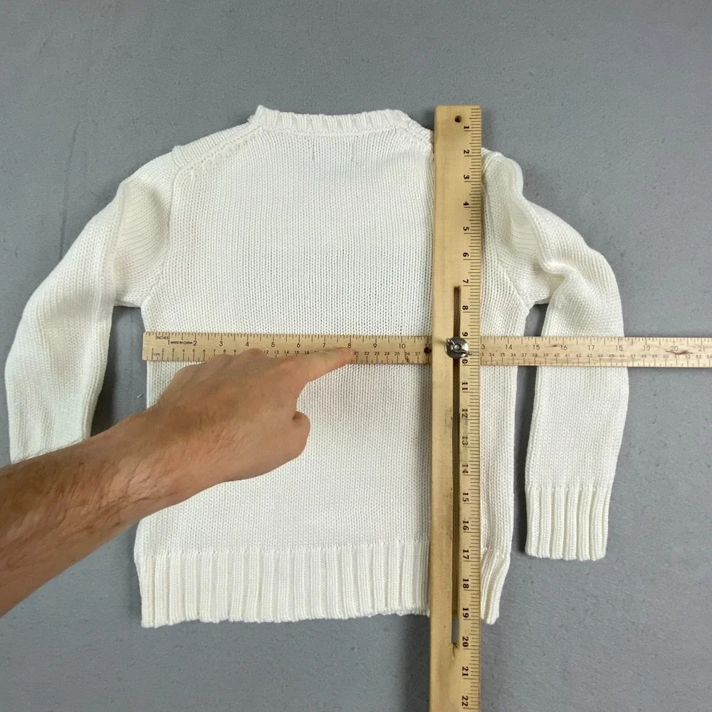 Polo Ralph Lauren Sweater Kids Small 8 American Flag Knit Americana USA